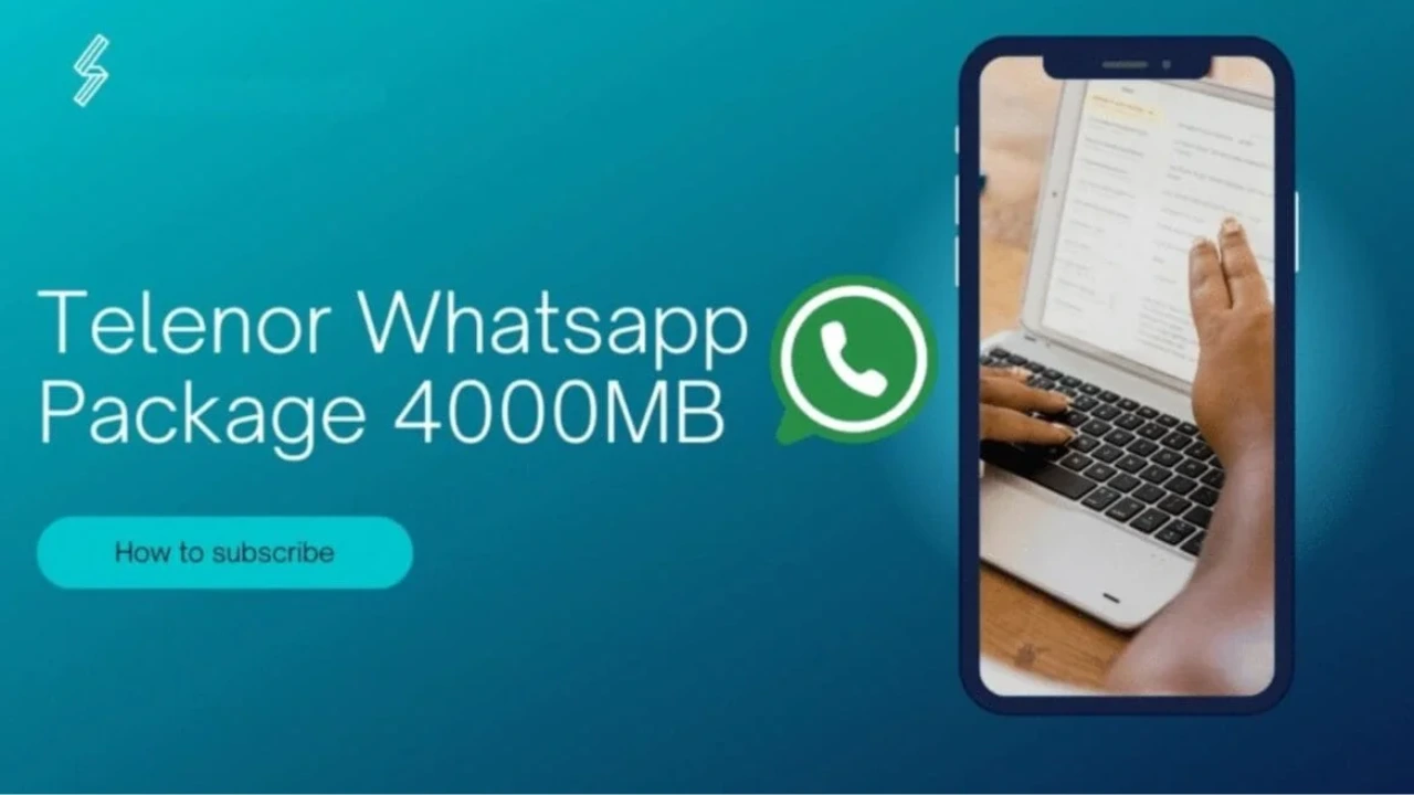 Telenor WhatsApp Package Monthly 4000 MB Code