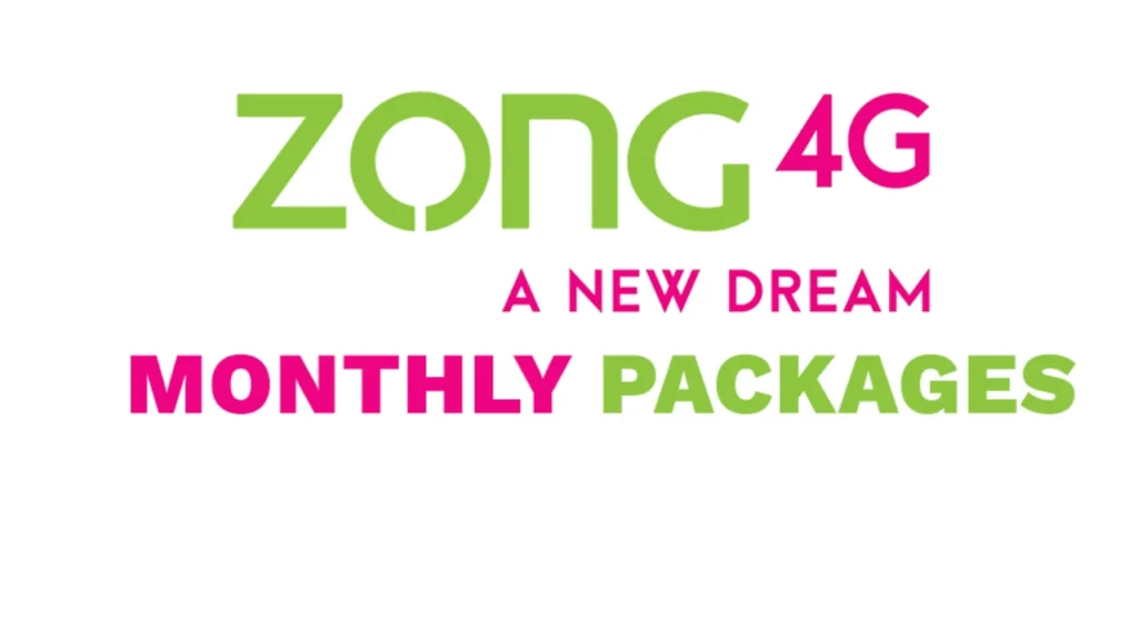 Types of Zong WhatsApp Monthly Packages