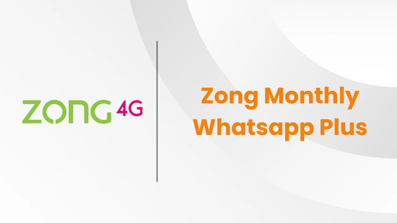 Zong WhatsApp Package Monthly