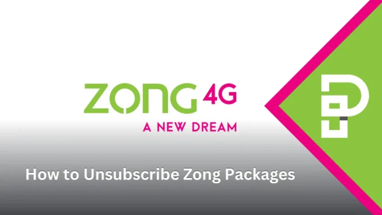 How to Unsubscribe Zong Package