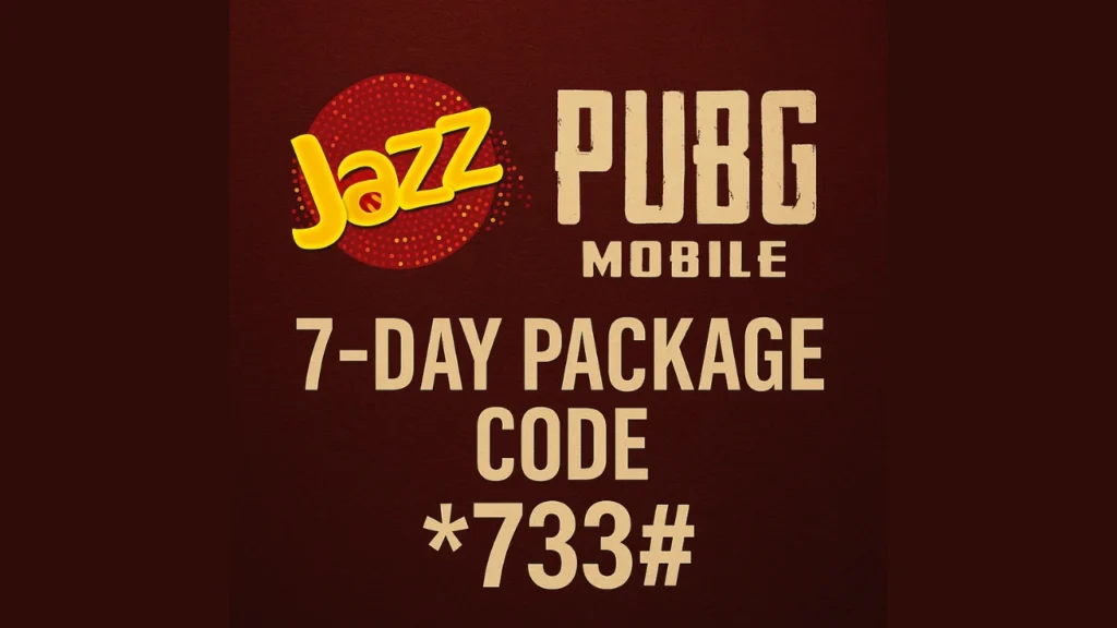 Jazz PUBG Package 7 Days Code Details