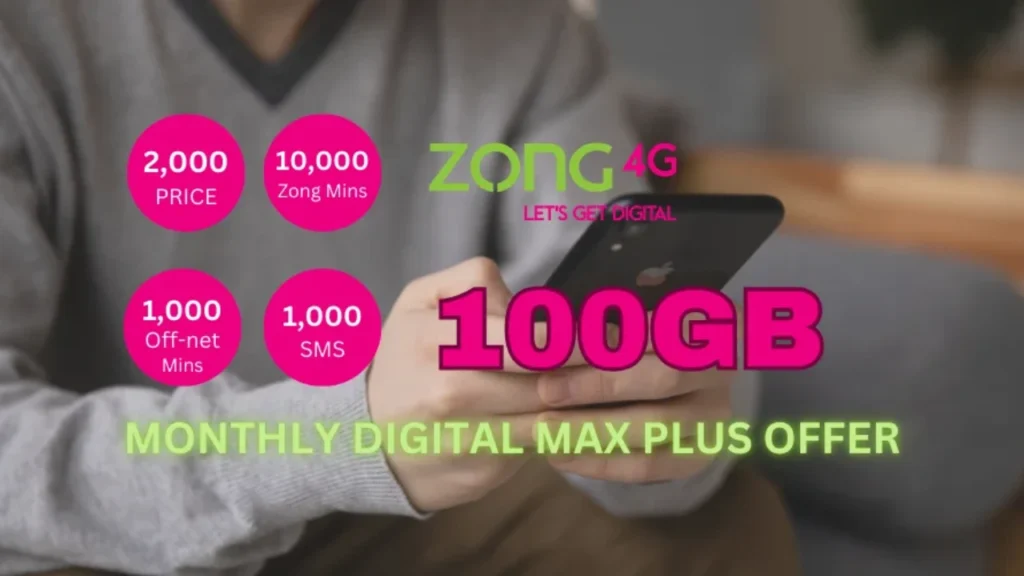 What Is Zong Monthly Internet Package 100GB