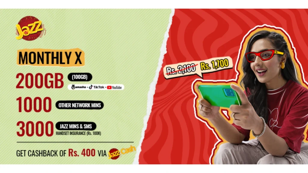 Main Features of Monthly X Plus Jazz Package