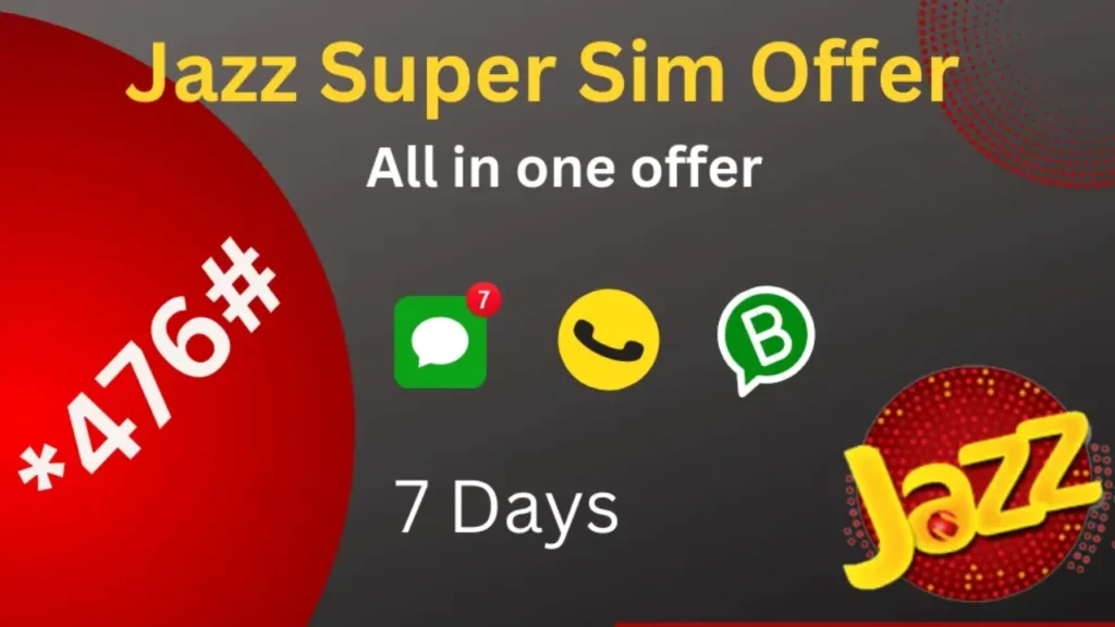 Subscription Process of 476# Jazz Package detail