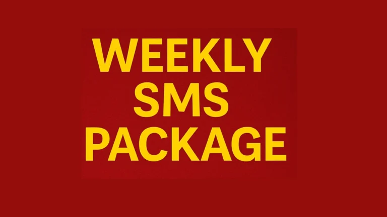 Jazz Weekly SMS Package