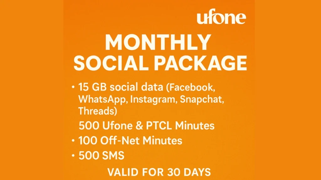 Key Features of Ufone Monthly Package
