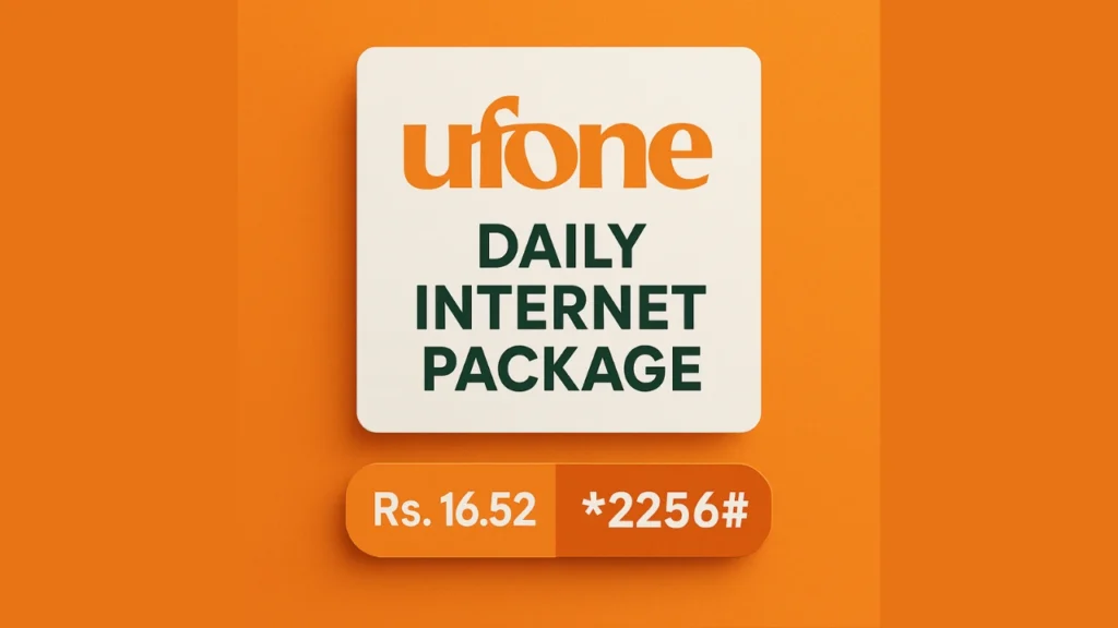 List of Ufone Daily Internet Packages