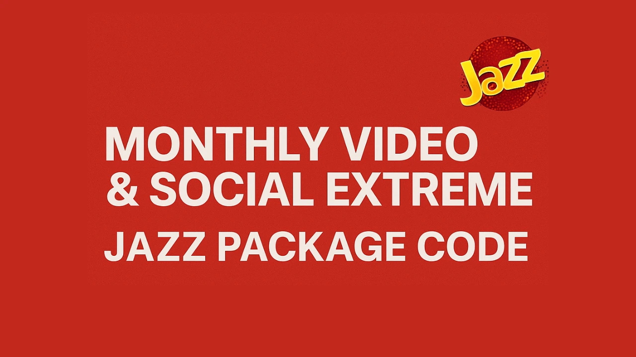 Monthly Video and Social Extreme Jazz Package Code