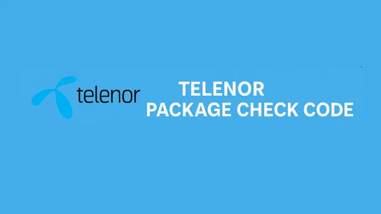 Telenor Package Check Code