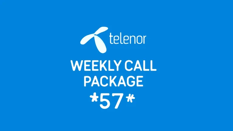 Telenor weekly call package 57#