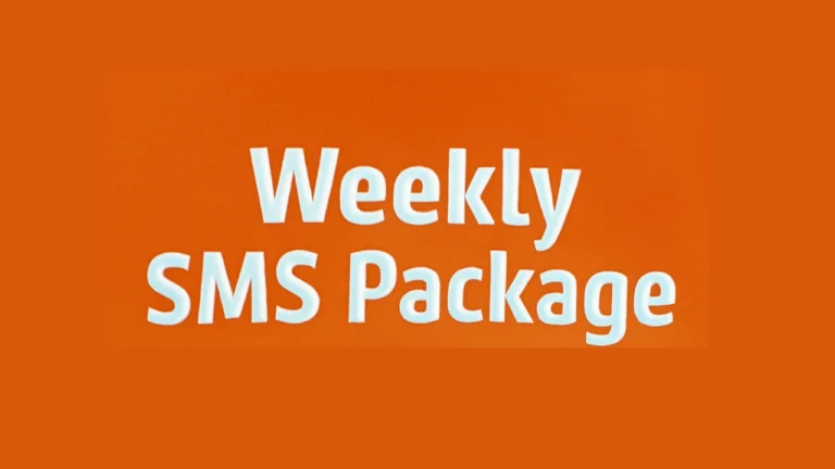 Weekly SMS package, Ufone code