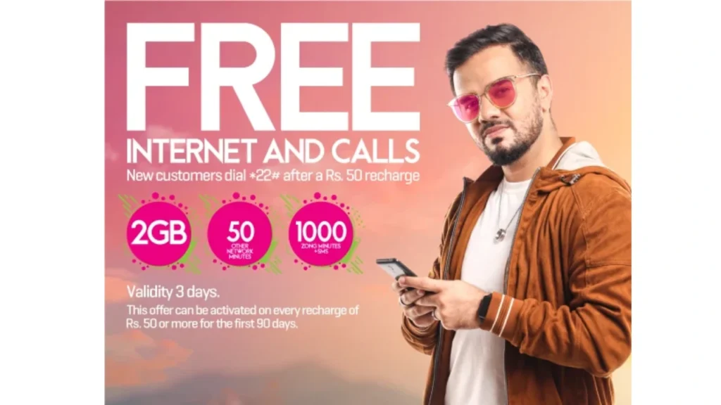 Zong Free Internet for Special Occasions