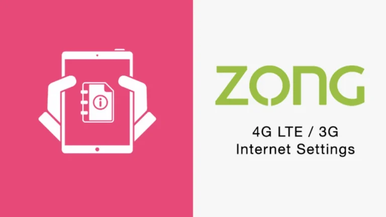 Zong Internet Setting