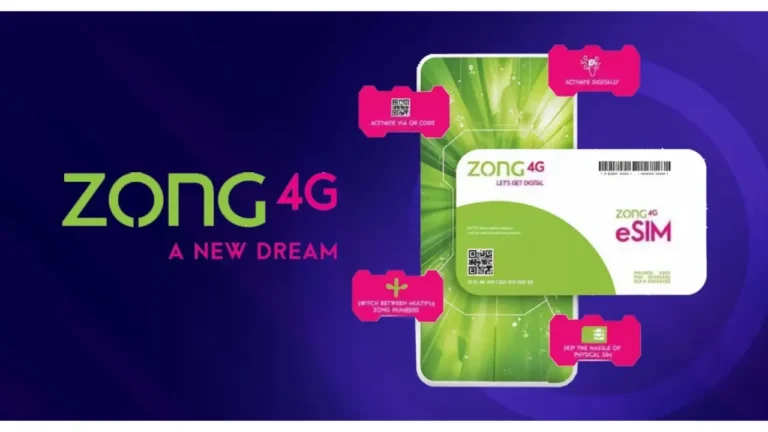Zong eSIM Price