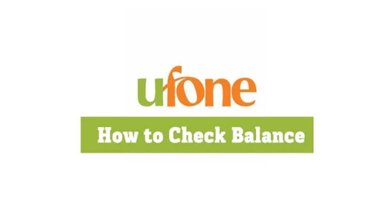 Ufone Balance Save Code