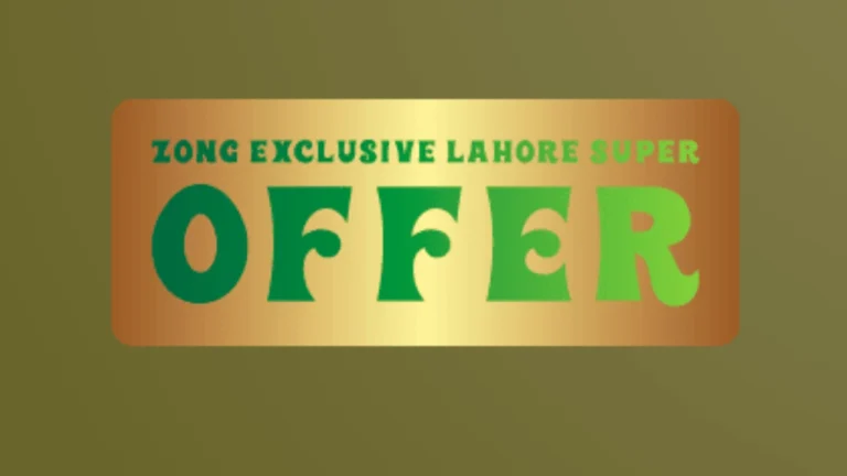 Zong Lahore Super Offer Code