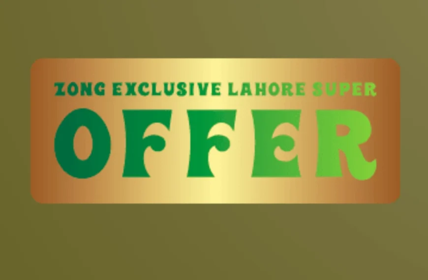 Zong Lahore Super Offer Code