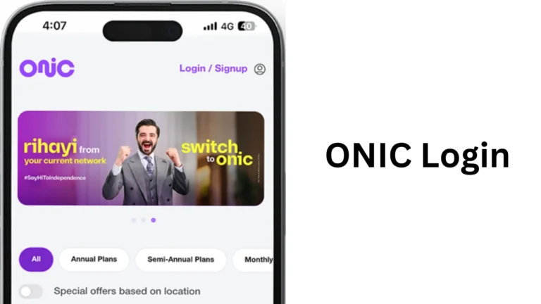 ONIC Login