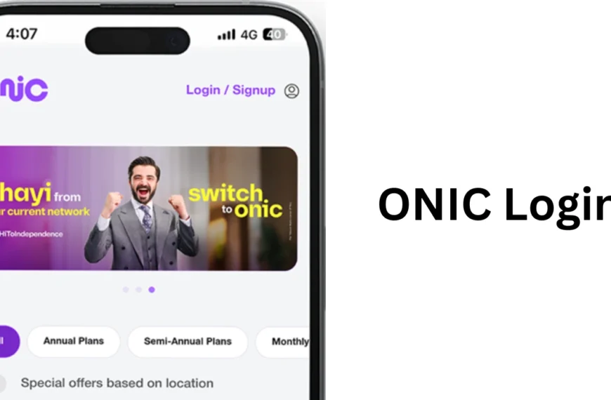ONIC Login